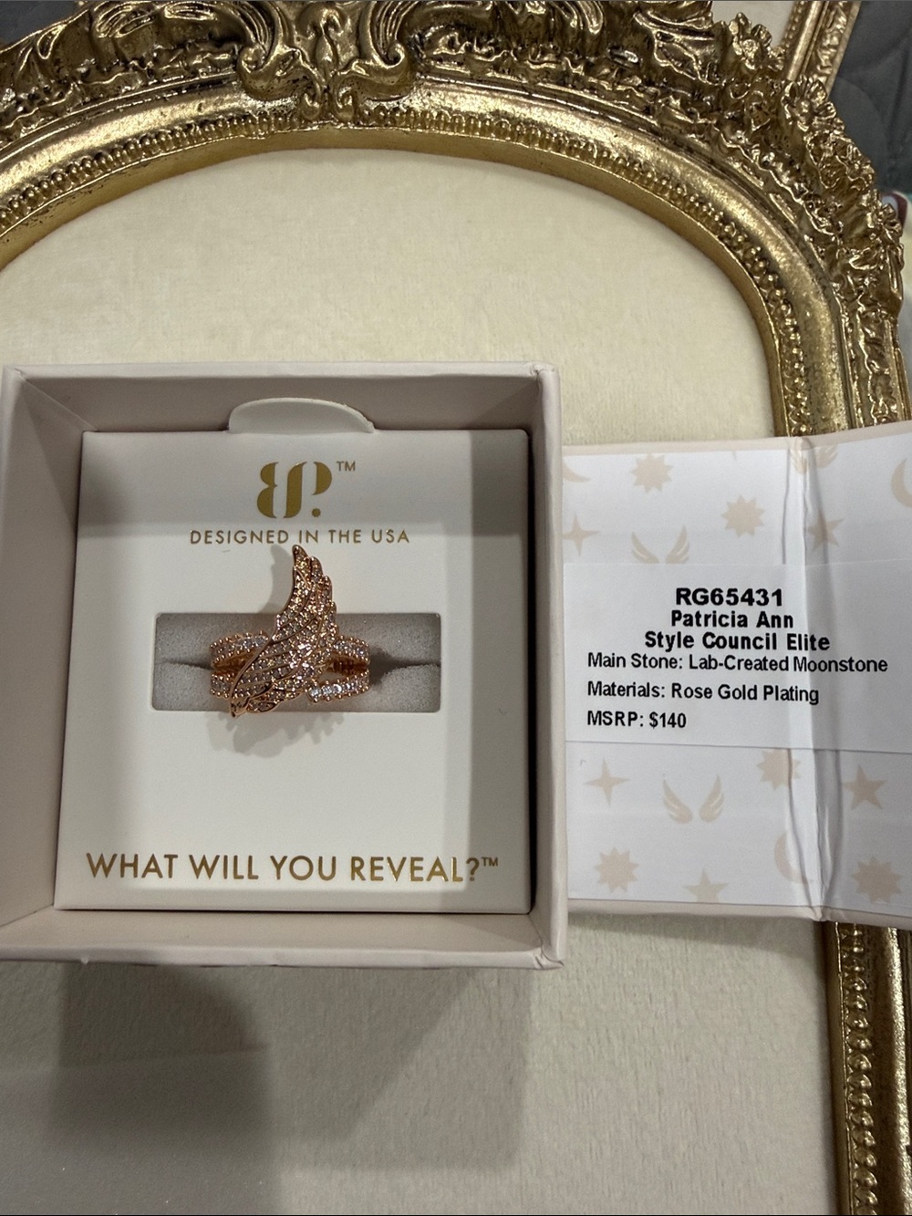 Bomb Party Halo - Patricia Ann in Rose Gold size 5